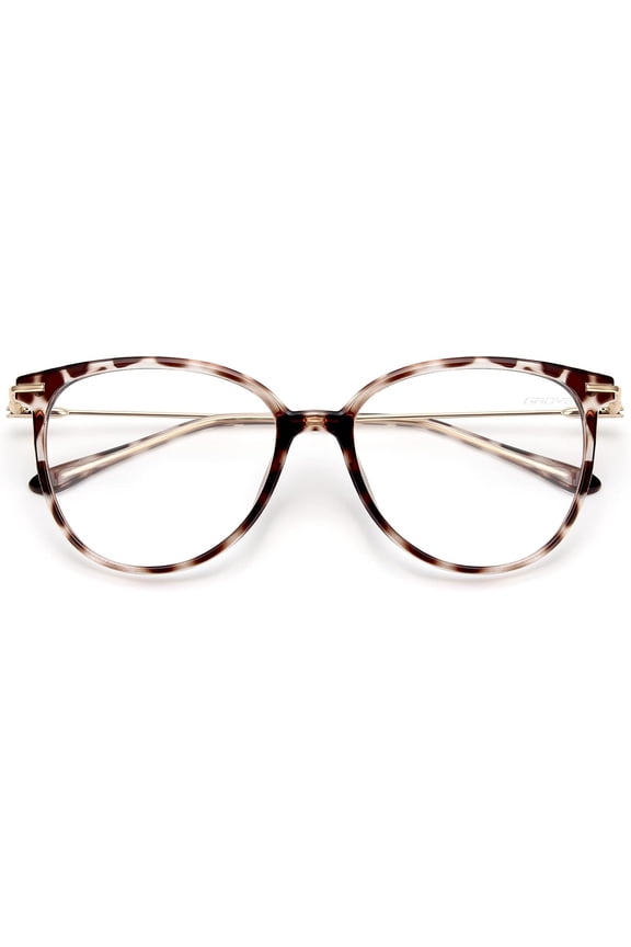 Blue Light Blocking Glasses Women/Men, Fashion Round Cateye Frame UV Ray Filter Computer Gaming Glasses