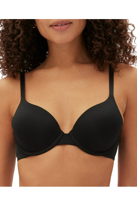 Body Women's Everyday Essentials T-Shirt Bra True Black 34A