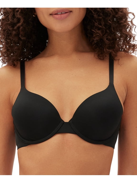 Body Womens Everyday Essentials T-Shirt Bra GPW00351 GPW00351 True Black 36D