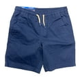 thumbnail image 1 of Gap Boy's Elastic Waistband Front & Back Pockets Stretch Soft Twill Shorts (Medieval Blue, XL (14/16)), 1 of 2