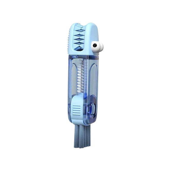 Gap Cleaning Brush, 3 In 1 Portable Multifunctional Bottle Cleaner Brush Set for Tight Spaces, Bottle Gaps, Straws, Tumblers, Travel Mug Caps Blue