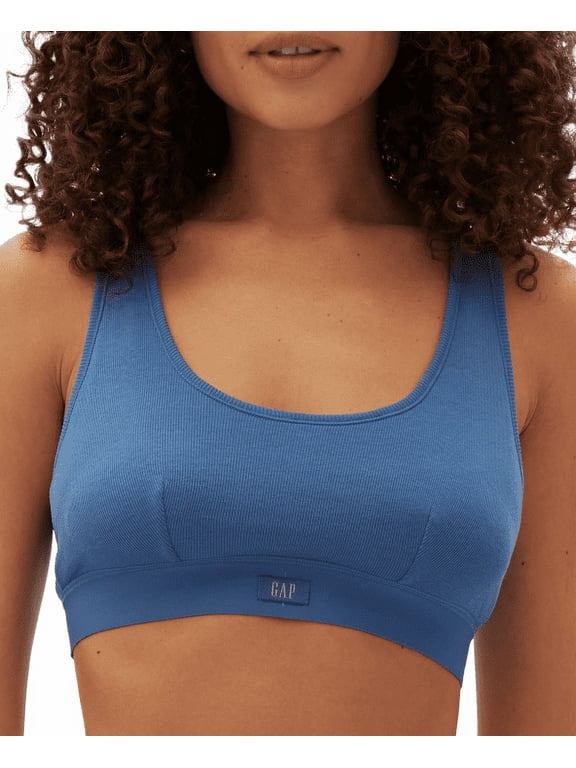Body Women's Ribbed Logo Comfort Racerback Bra, XS