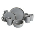 thumbnail image 1 of Gap Home 16-Piece Round Dark Gray Stoneware Dinnerware Set, 1 of 8