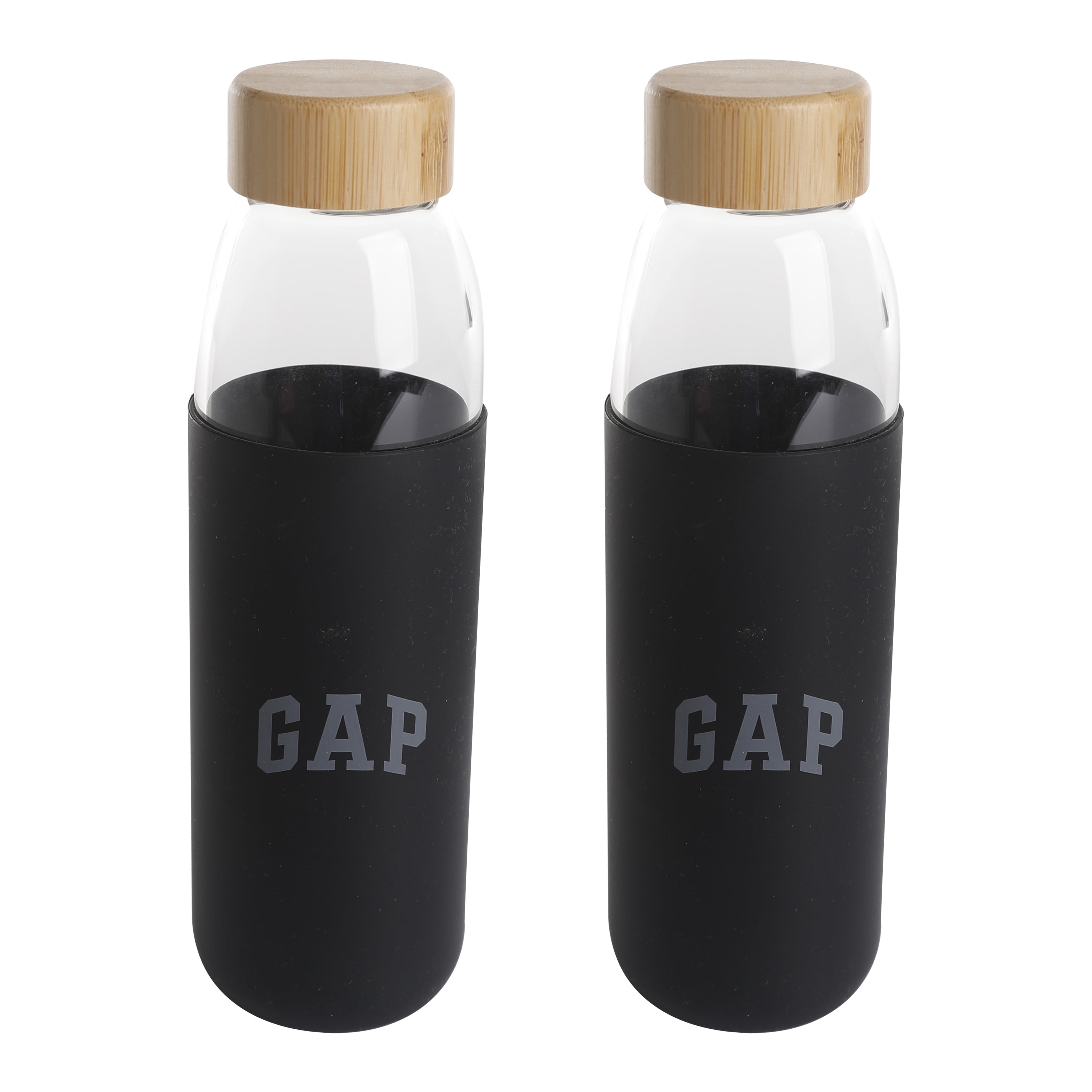 Gap Home 20 oz Red Solid Print Stainless Steel Water Bottle 2 Pack