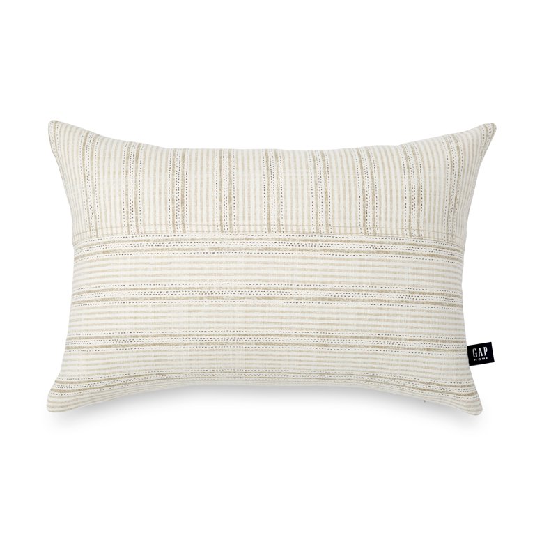 Relaxed Striped Lumbar Pillow