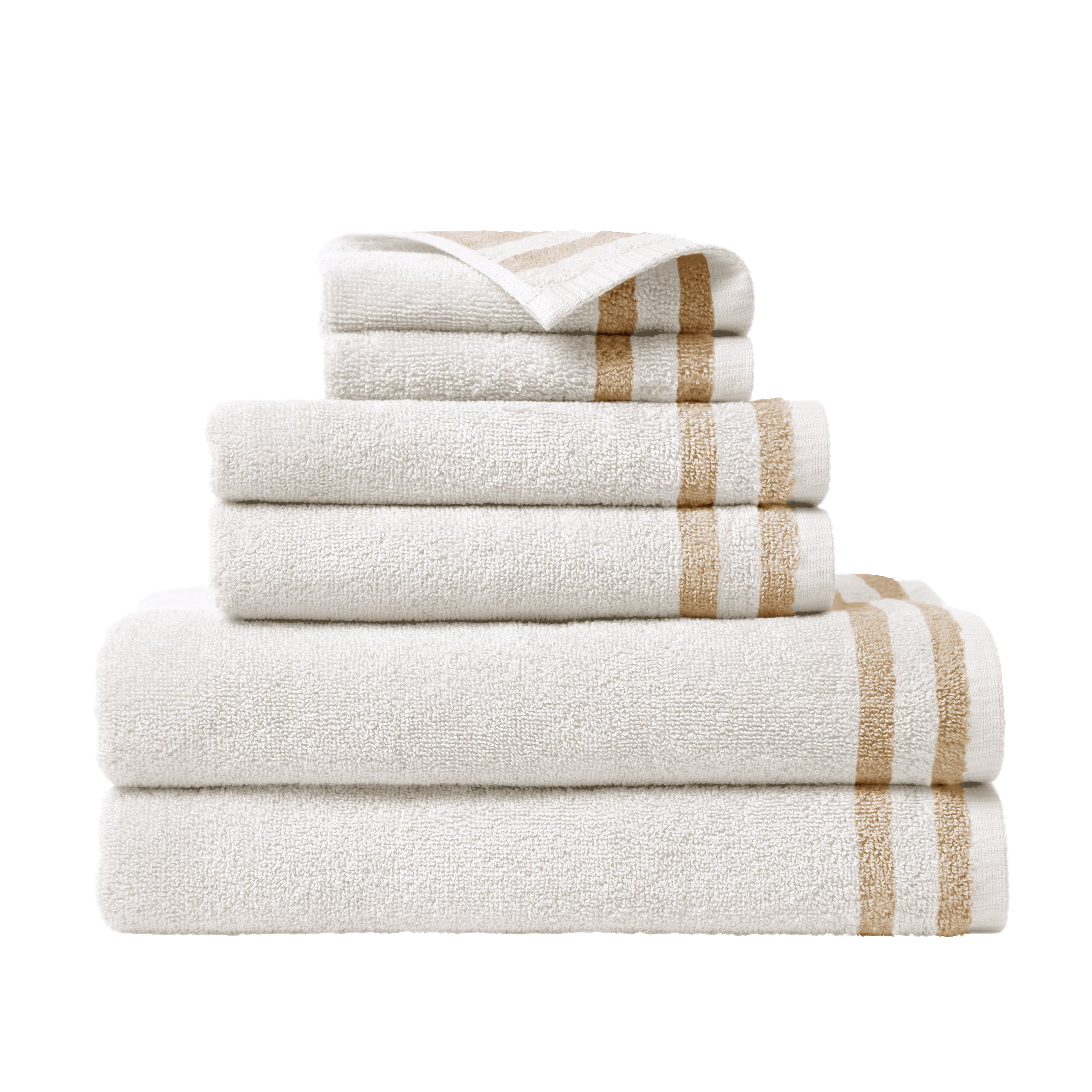 Blocks Towel - Beige