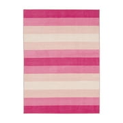 Gap Home Kids Cabana Striped Area Rug, Blue Multi, 5'2"x7'