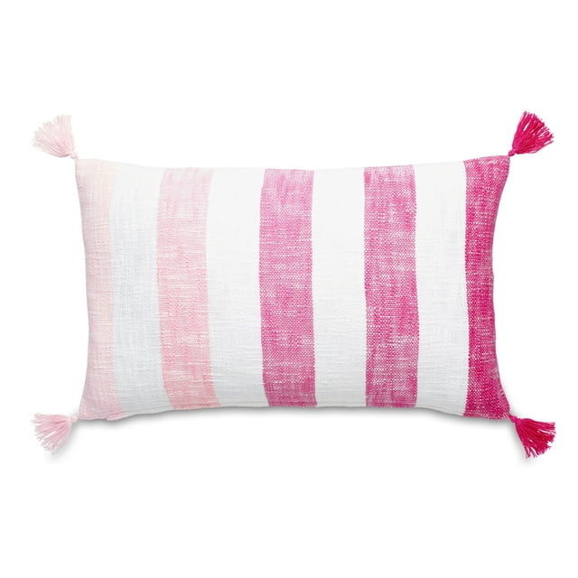 Gap Home Kids Ombre Stripe Organic Cotton Decorative Pillow with