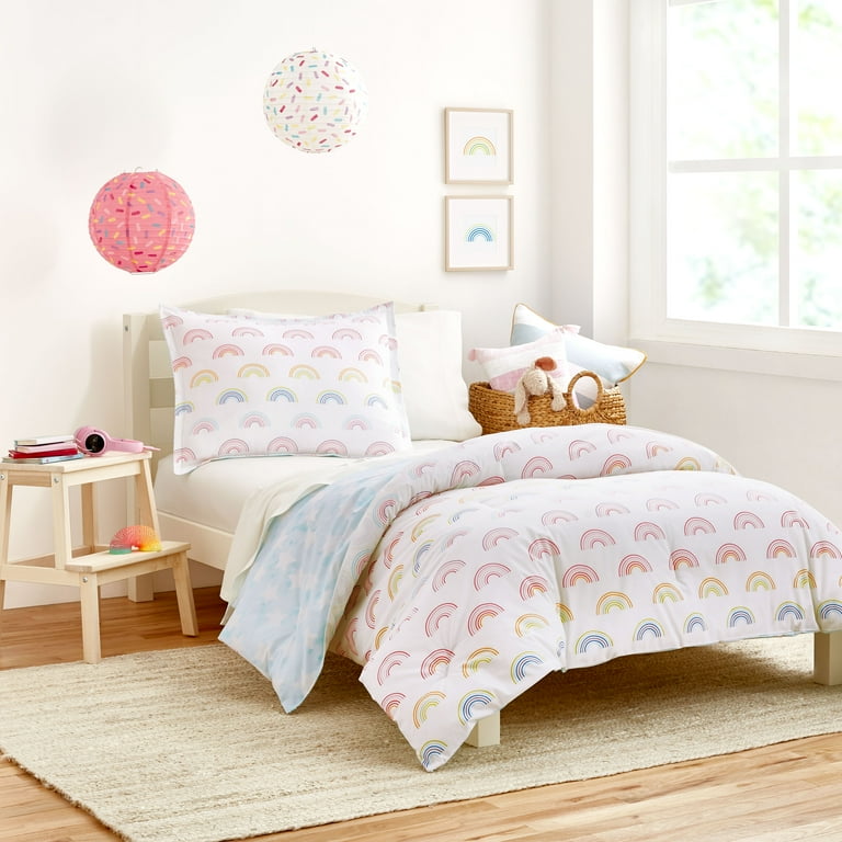 Gap Home Kids Rainbow Toss Reversible Organic Cotton Blend