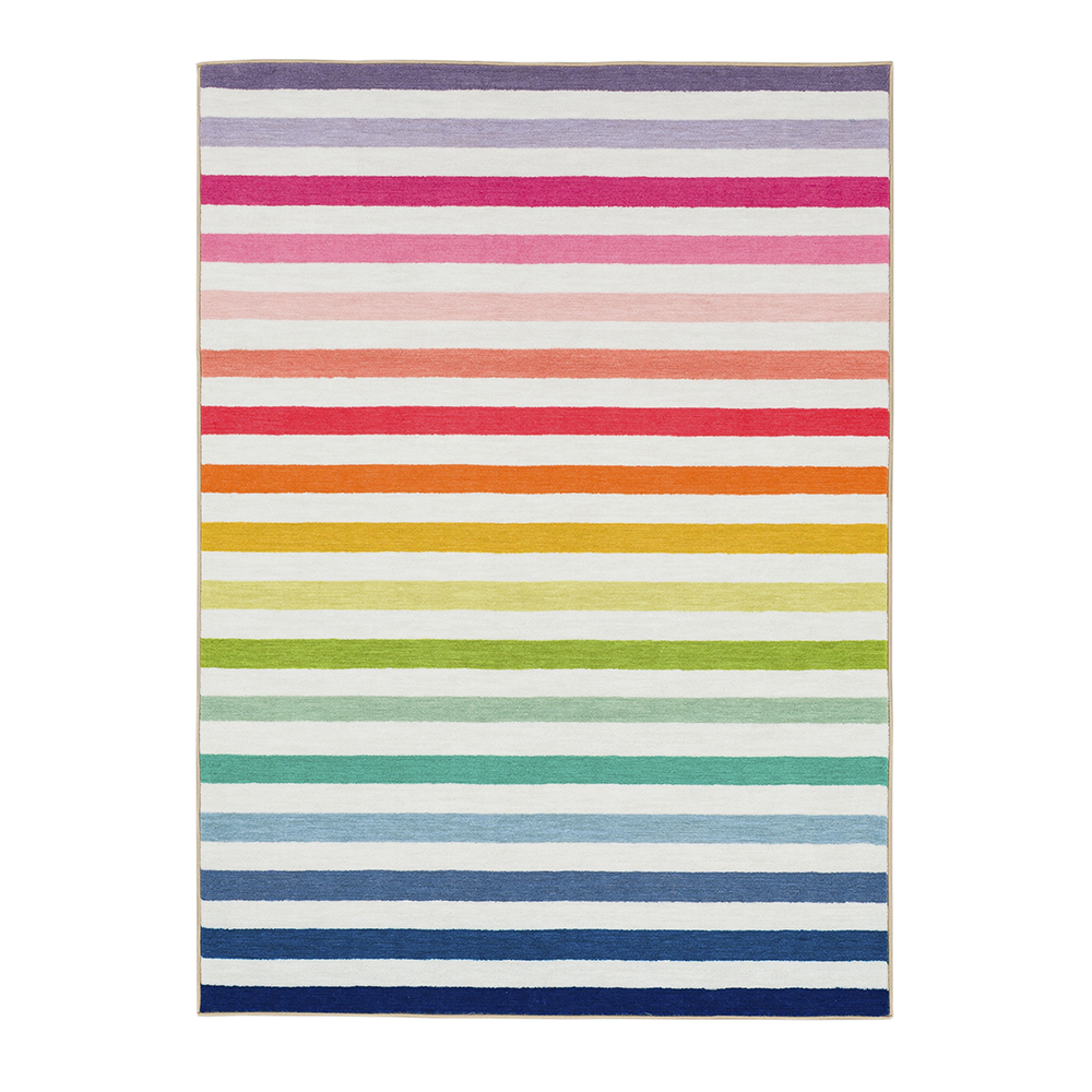 Gap Home Kids Striped Area Rug, Rainbow, 5'2"x7'