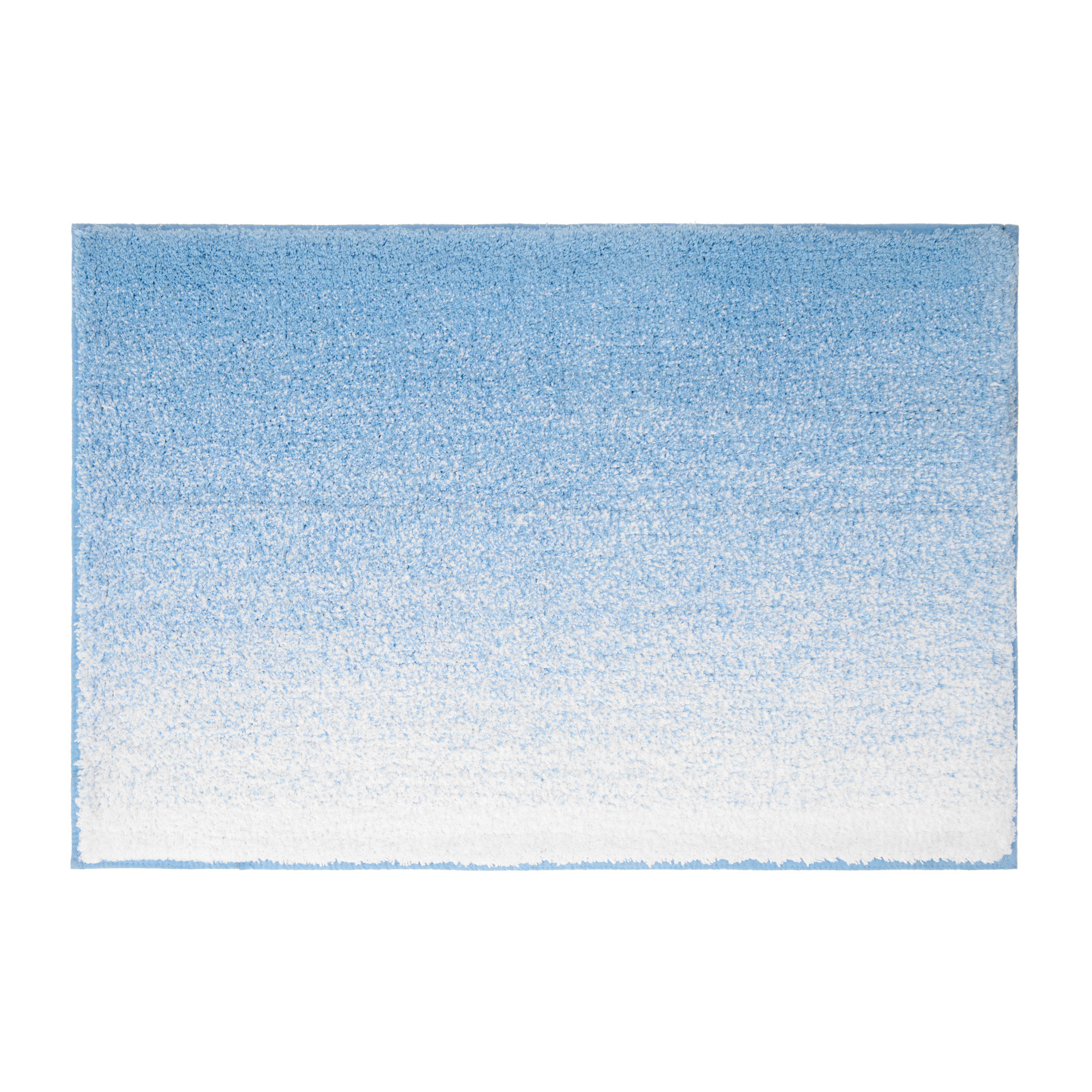 Gap Home Melange Ombre NonSlip Cotton Bath Rug, Blue, 20"x30