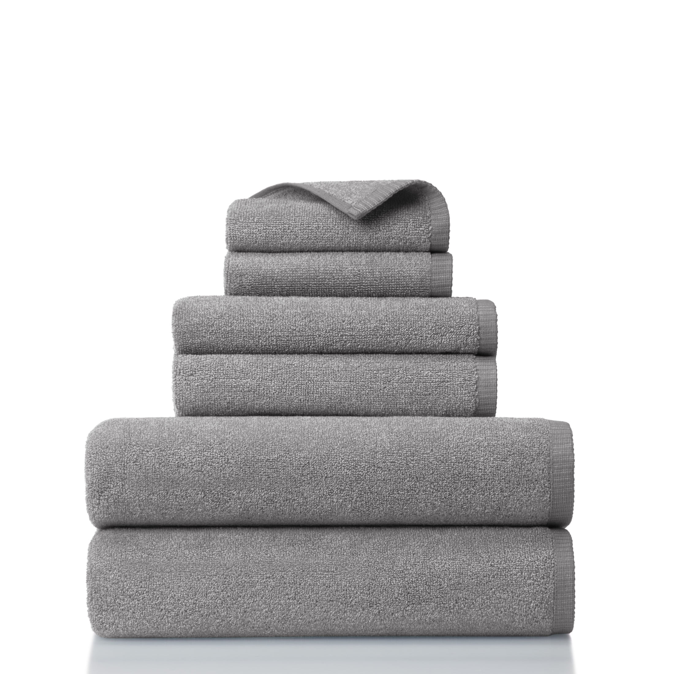 Multi Solid Organic Cotton Washcloths 6 Pack