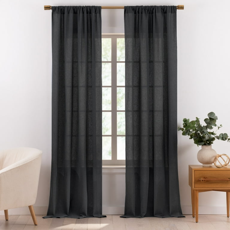 Dark sales window curtains