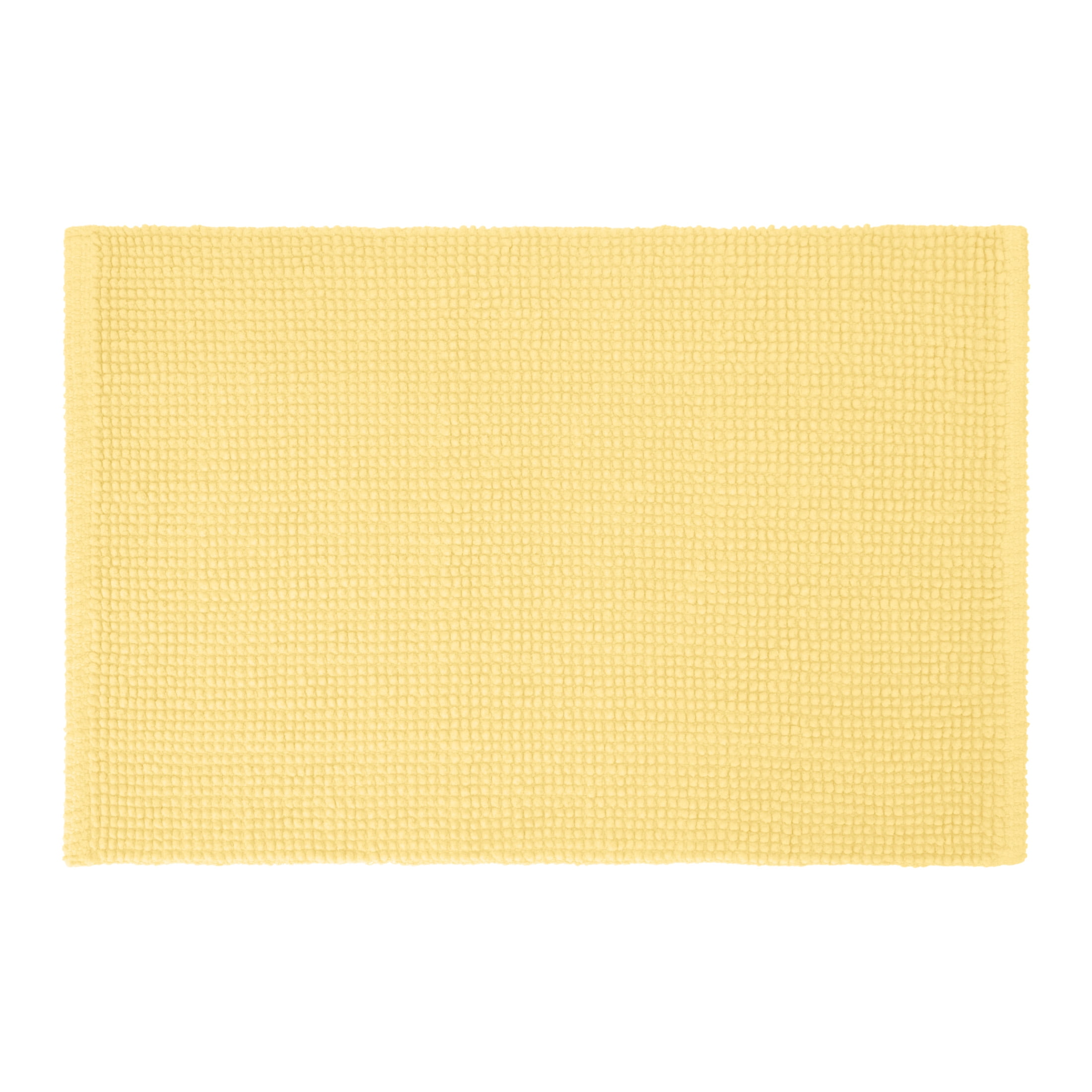 Gap Home Popcorn NonSlip Cotton Bath Rug, Yellow, 20"x30"