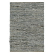 Gap Home Ross Geometric Woven Hand-Made Area Rug, Denim, 5' x 7'