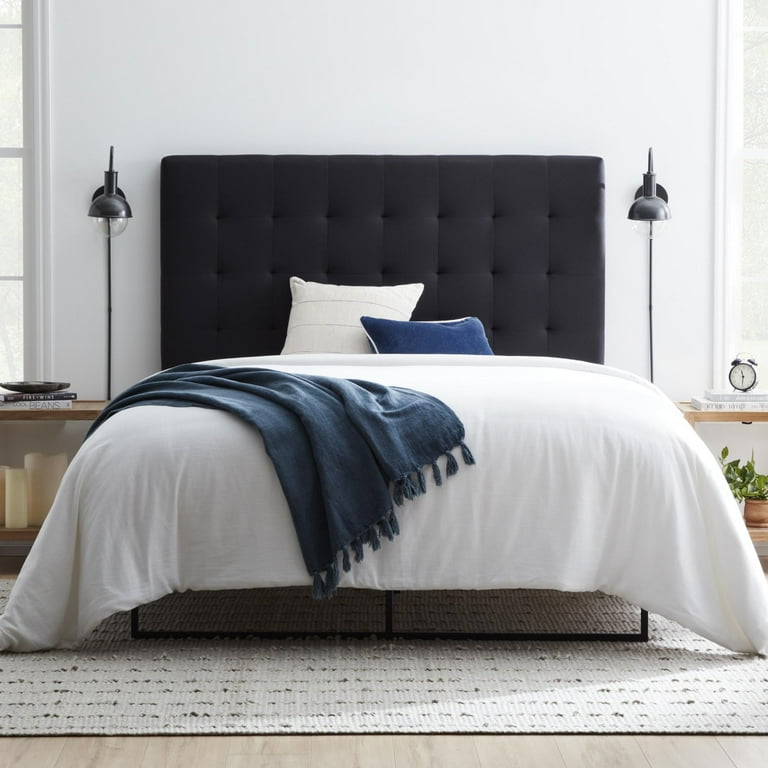 Black cal king headboard deals