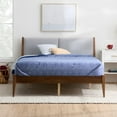 thumbnail image 1 of Gap Home Upholstered Wood Platform Bed, Full, Gray, 1 of 14