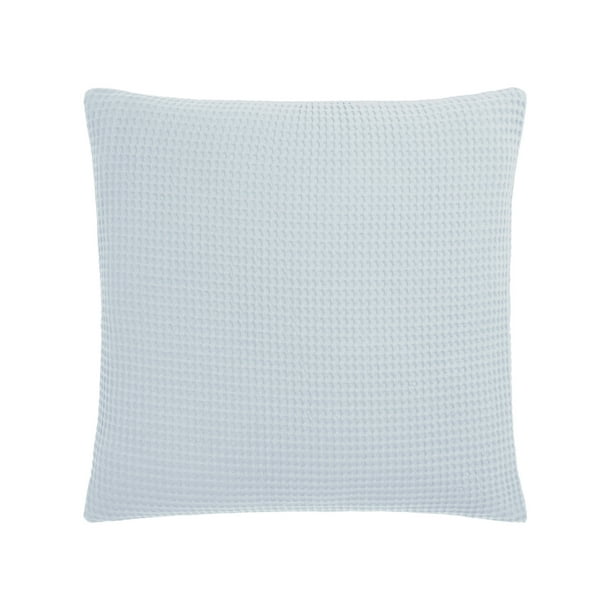 Gap Home Washed Waffle Decorative Square Throw Pillow Light Blue 18" x