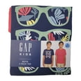 thumbnail image 1 of Gap Kids Boys Tag-Free Cotton Blend Crewneck Short Sleeve 2 Pack Tee (Navy/Red Sunglasses, S (6/7)), 1 of 2