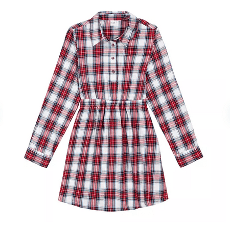 gap red plaid dress Gap Kids Girls Casual Dress (Red, M)