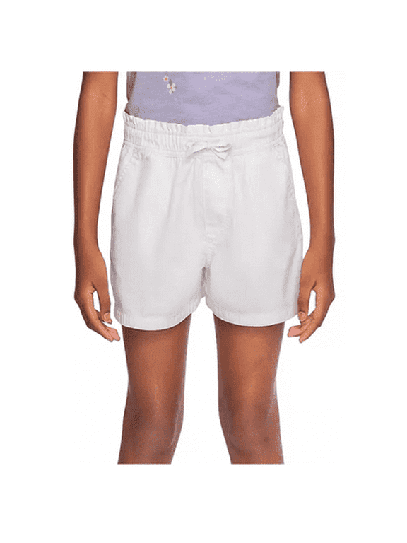 Kids Girls Pull On Short Size Small White
