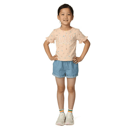Gap Kids Toddler Girl's 2-Piece Short Set Size 18M Flowers