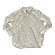 Gap Ladies Lightweight Long Sleeve Collared Linen Button Down Top (Bright White, XXL)