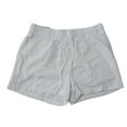 thumbnail image 1 of Gap Ladies Linen Easy Pull-On Front Tie Front and Back Pockets Short (Bright White, XS), 1 of 1