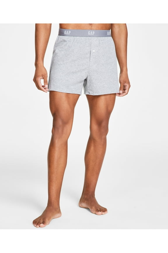 Men 3 Pack Regular fit Boxer Shorts Underwear Small Grey Solid