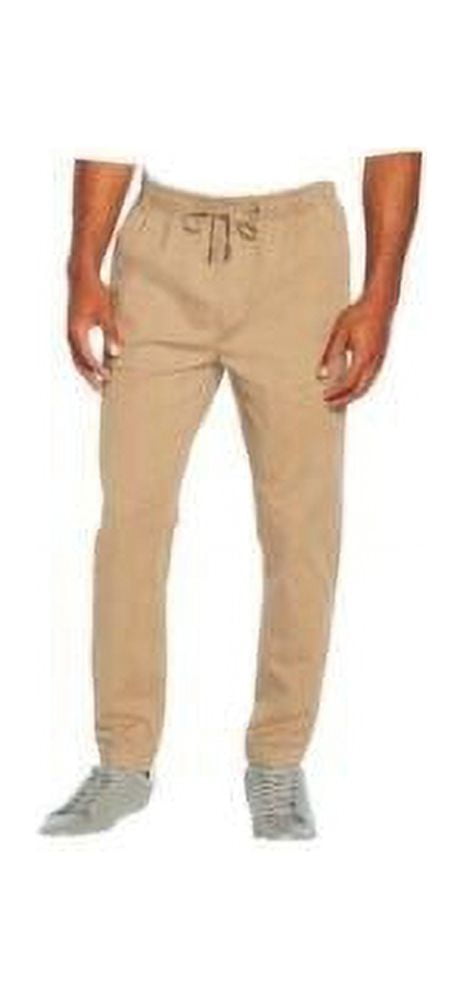 Gap Men's Twill Jogger Sweatpants in Humus, XL, Mid Rise