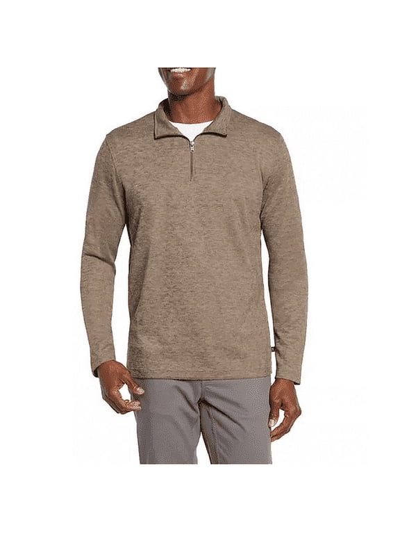 Men's Half Zip Pullover Chinchilla XL