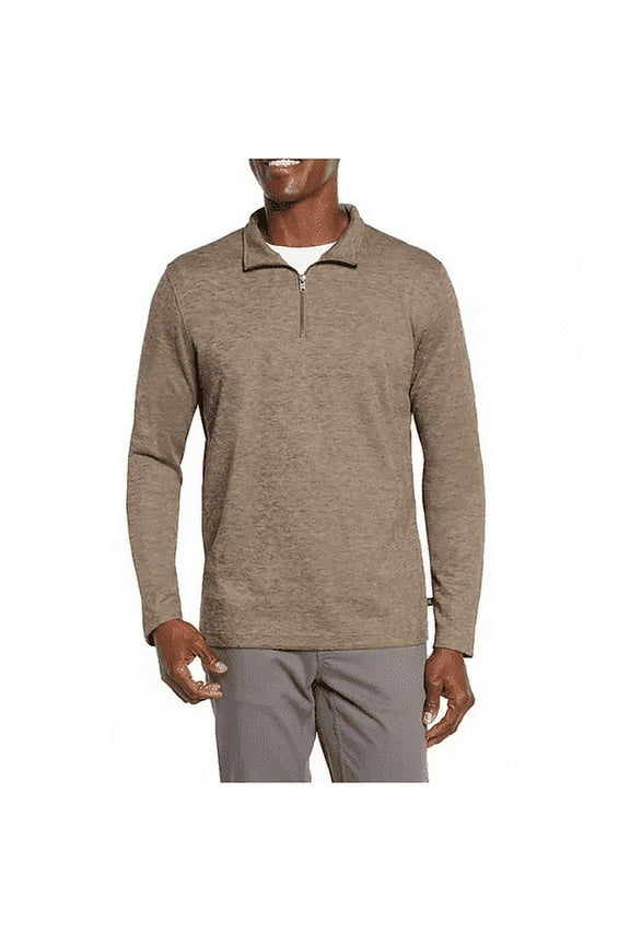 Men's Half Zip Pullover Chinchilla XL