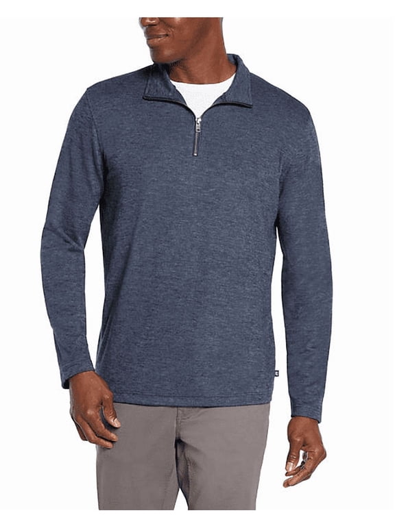 Men's Half Zip Pullover Medieval Blue XXL