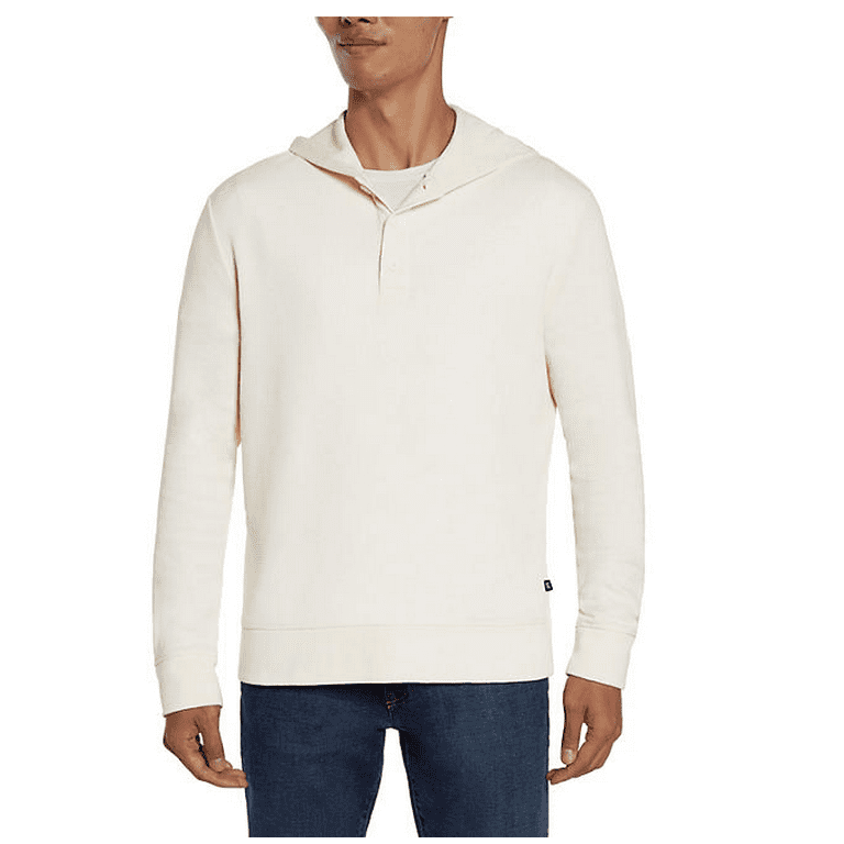 Gap Men's Henley Hoodie Cream XL - Walmart.com