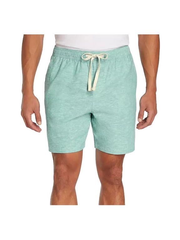 Gap Men's Linen Pull On Shorts in Green Size XXL