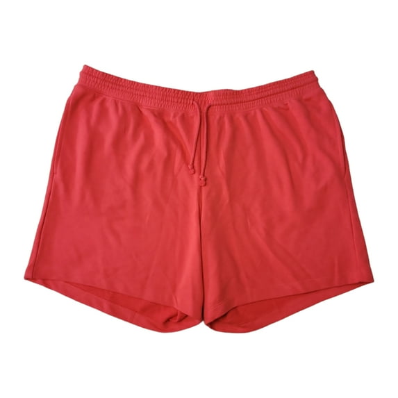 Gap Men's On Seam Pockets Drawcord Ties French Terry Knit Short (Cayenne, XL)