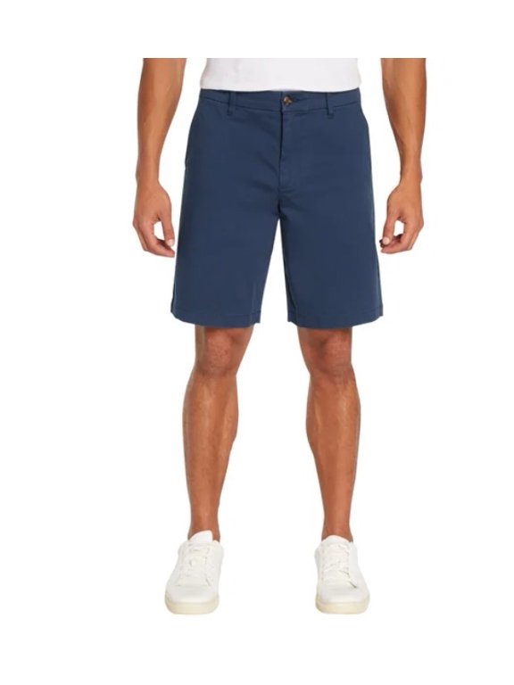 Men's Size 34 Flat Front Shorts, Blue
