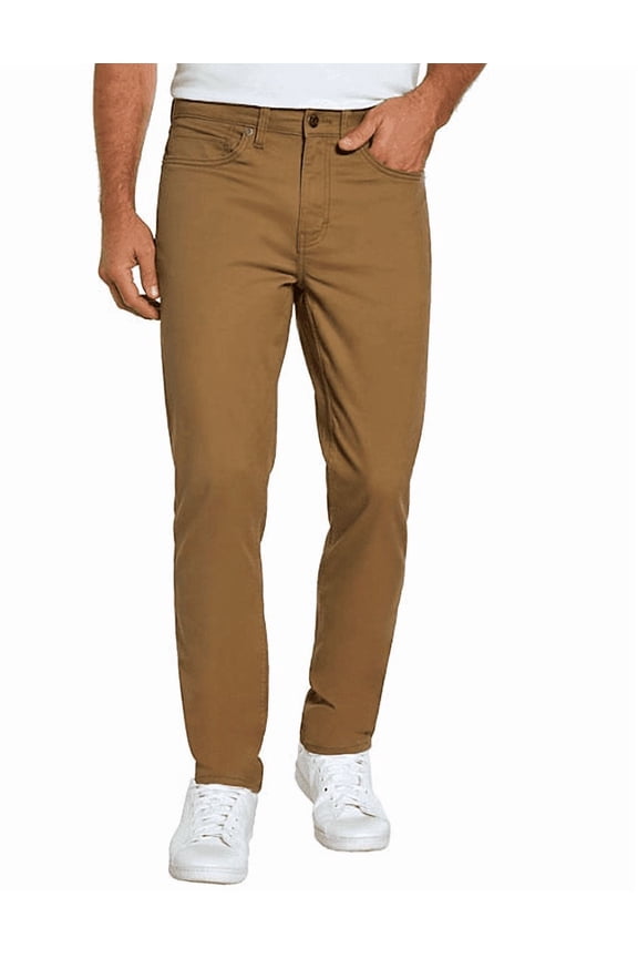 Men's Slim Fit 5 Pocket Pant 40x32 Maple Sugar