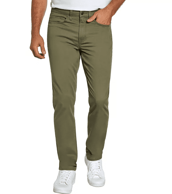 Gap Men's Slim Fit 5 Pocket Pant (Deep Linchen Green, 36X30)