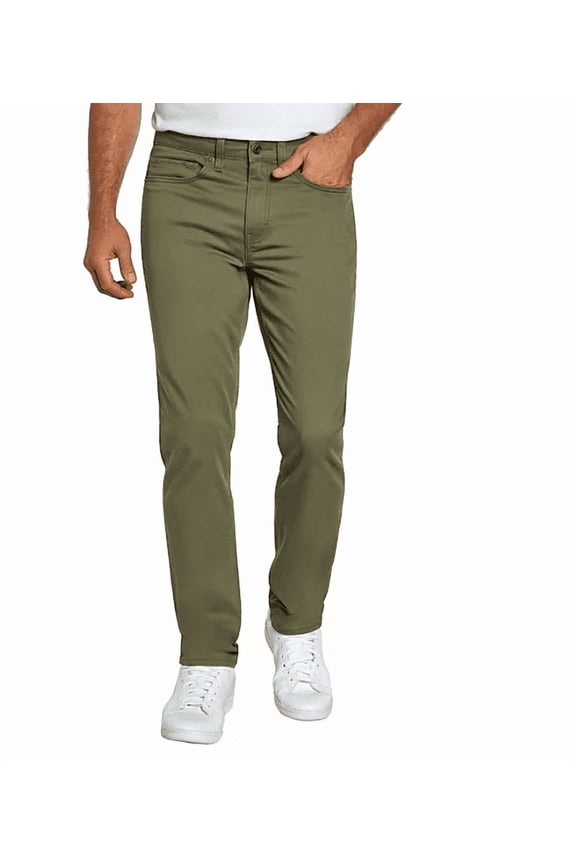 Men's Slim Fit 5 Pocket Pant Deep Linchen Green 40x30