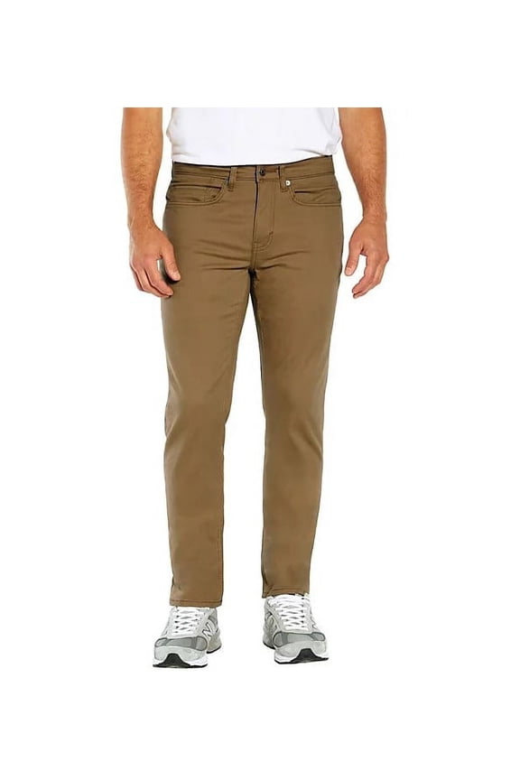 Men's Slim Fit 5 Pocket Pant (Tannin, 32X30)