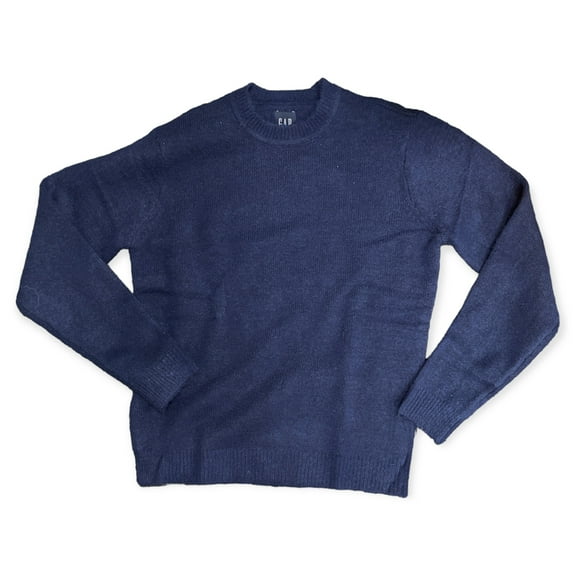 Gap Men's Soft & Comfortable Classic Fit Crew Neck Sweater (Medieval Blue, S)
