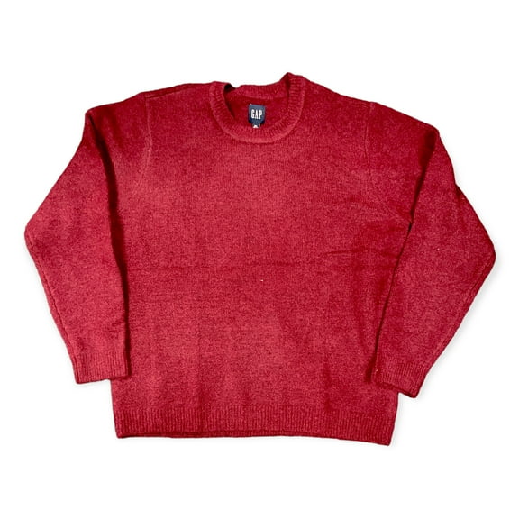 Gap Men's Soft & Comfortable Classic Fit Crew Neck Sweater (Zinfandel, XL)