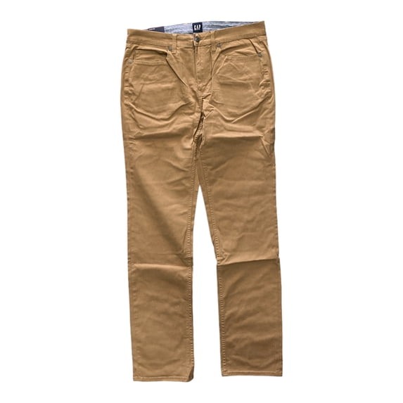 Gap Men's Super Soft Stretch Twill 5 Pocket Slim Fit Pant (Ermine, 34x34)