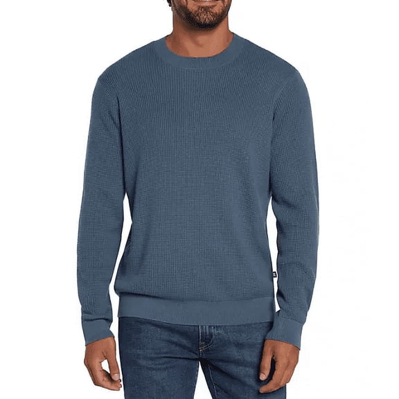 Gap Men's Textured Sweater (Vintage Indigo, XXL)