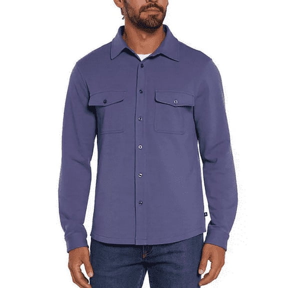 Gap Men's XL Skipper Blue Long Sleeve Knit Button Down