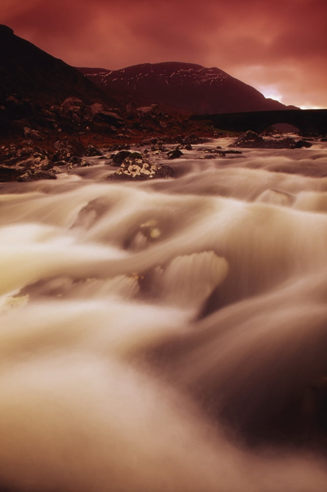 Gap Of Dunloe River Loe County Kerry Ireland Flowing River Canvas Art - Richard Cummins Design Pics (12 x 18)