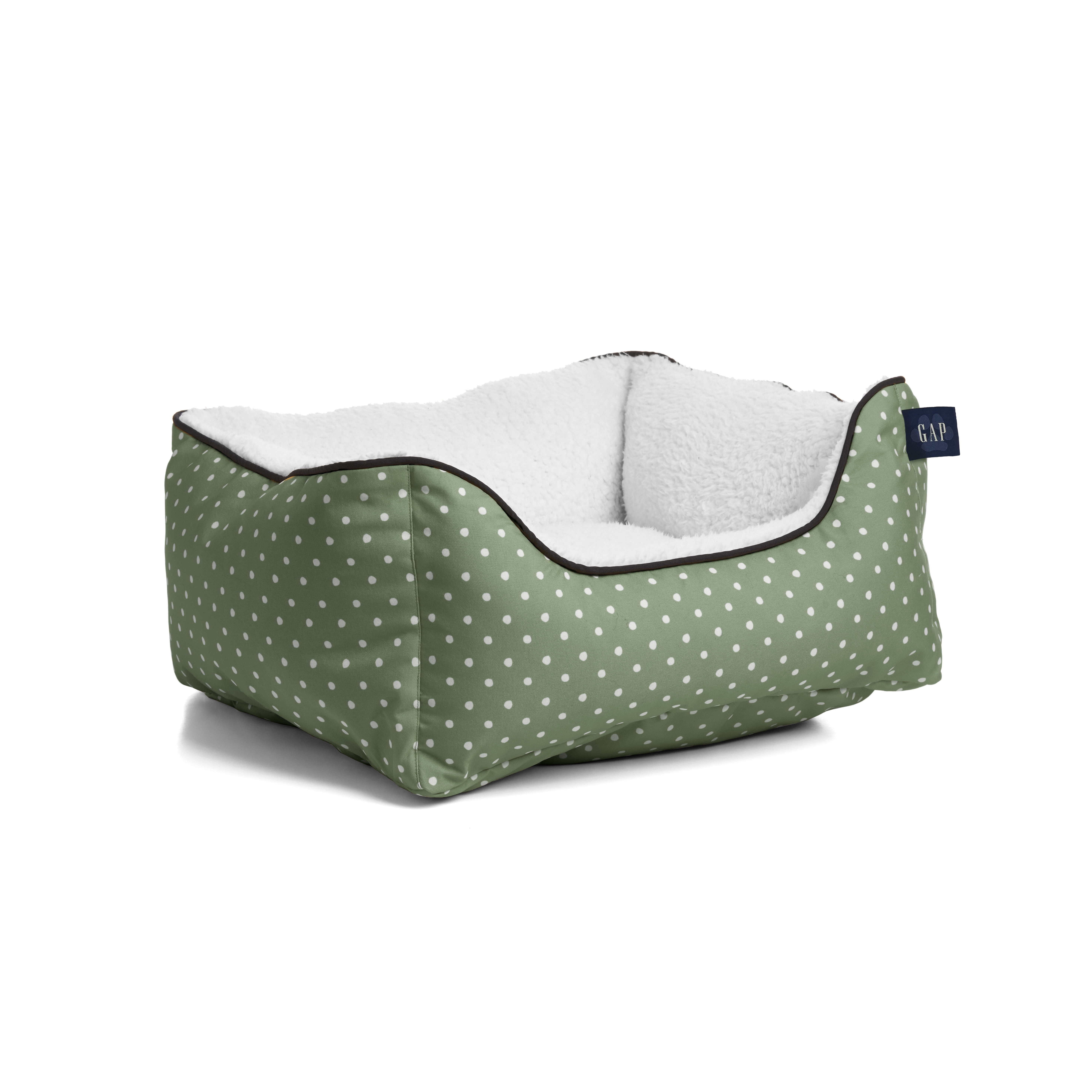 Polka dot cheap dog bed