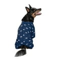 thumbnail image 1 of Gap Pet, Dog Clothes, Blue Logo Print Pet Pajama, 1 of 8