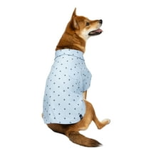 Gap Pet, Dog Clothes, Chambray Gap Pet T-Shirt, Blue, L